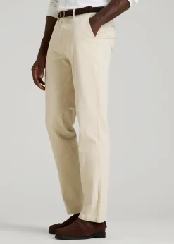 4 Way Stretch Commuter STRAIGHT Leg Chino Pants for Tall Men
