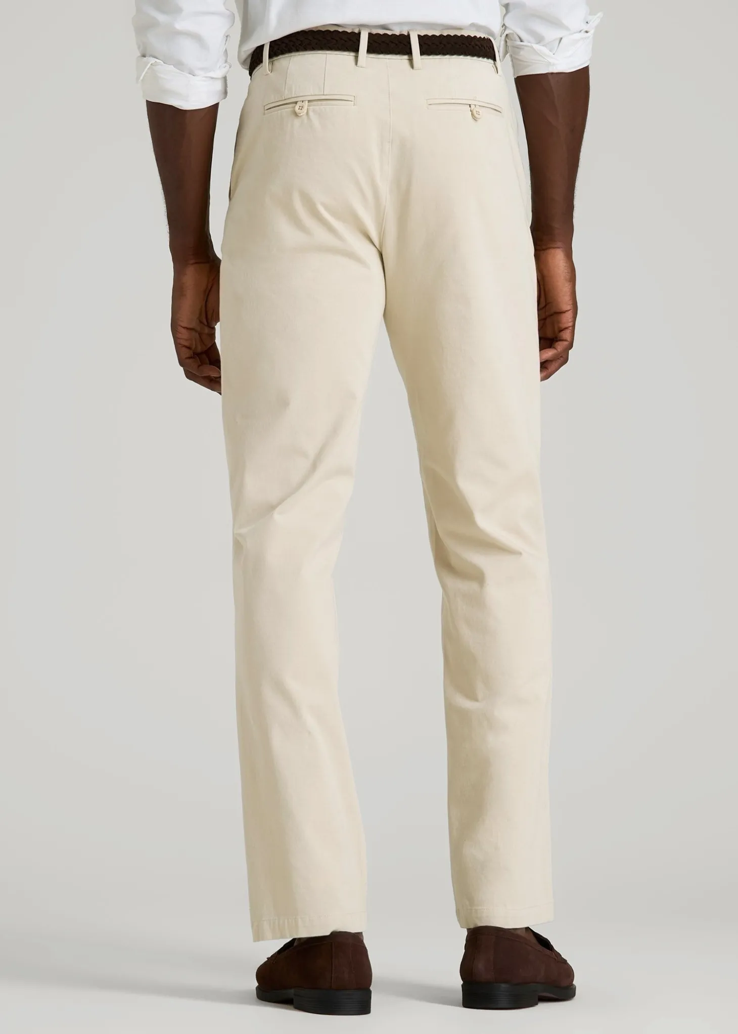 4 Way Stretch Commuter STRAIGHT Leg Chino Pants for Tall Men