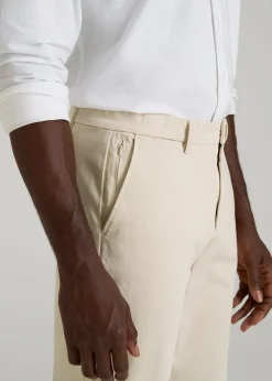 4 Way Stretch Commuter STRAIGHT Leg Chino Pants for Tall Men