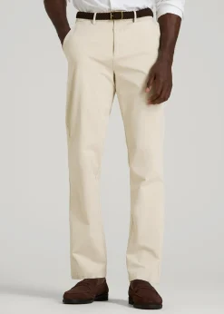 4 Way Stretch Commuter STRAIGHT Leg Chino Pants for Tall Men