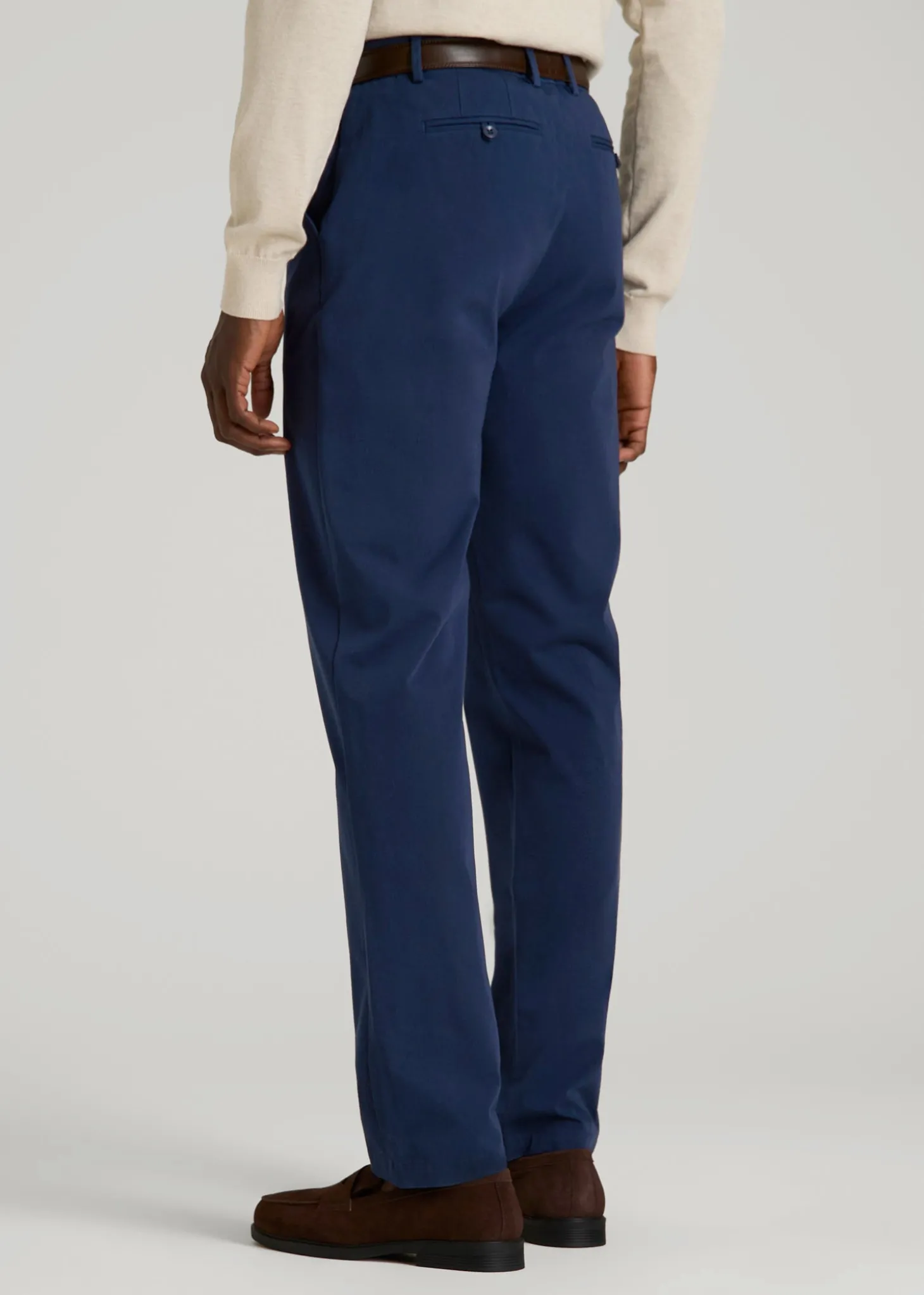 4 Way Stretch Commuter STRAIGHT Leg Chino Pants for Tall Men