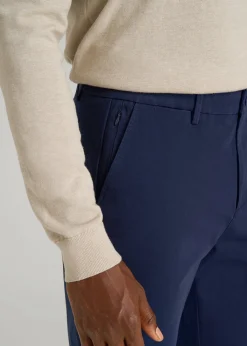 4 Way Stretch Commuter STRAIGHT Leg Chino Pants for Tall Men