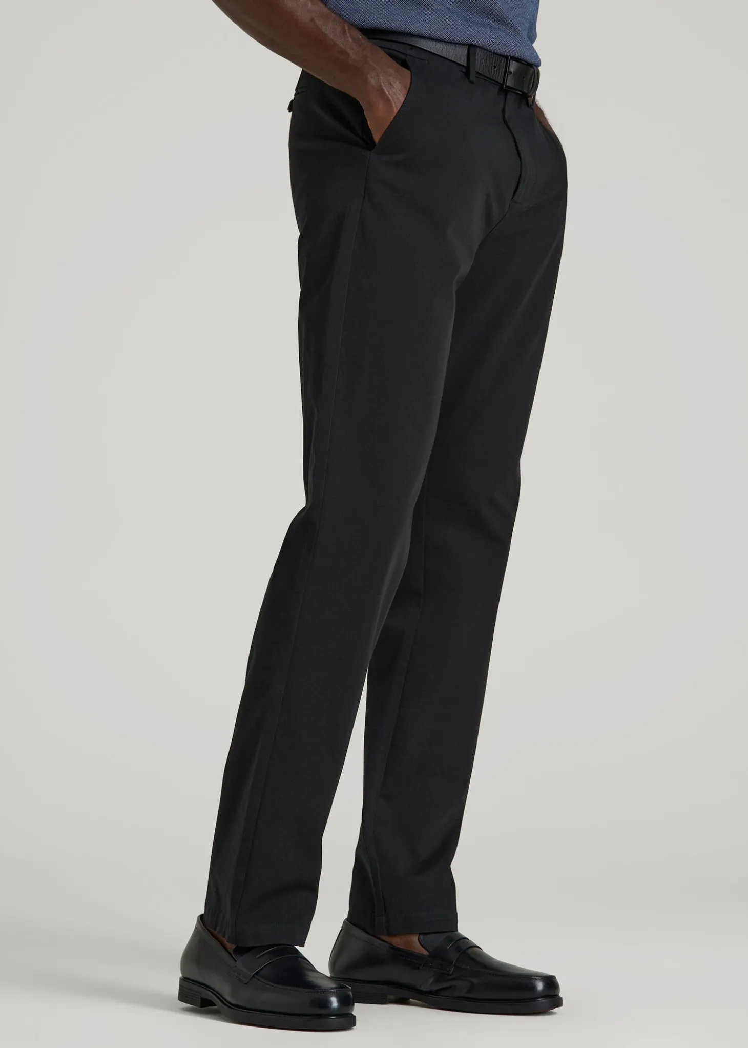 4 Way Stretch Commuter STRAIGHT Leg Chino Pants for Tall Men