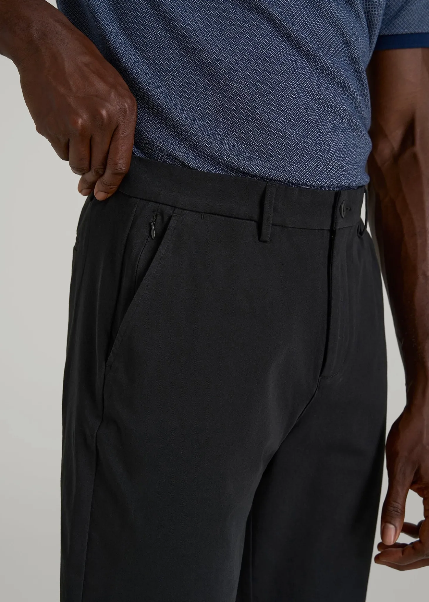 4 Way Stretch Commuter STRAIGHT Leg Chino Pants for Tall Men
