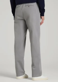 4-Way Stretch Commuter Straight Chino Pants for Tall Men