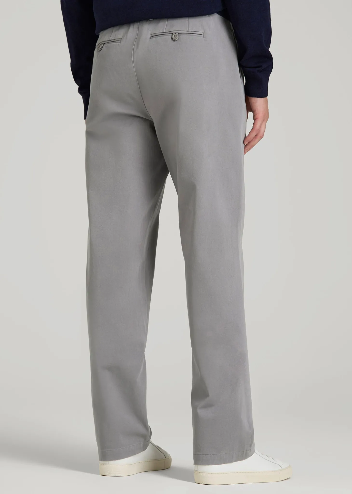 4-Way Stretch Commuter Straight Chino Pants for Tall Men