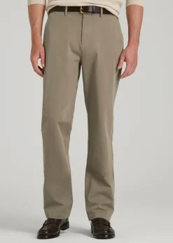 4-Way Stretch Commuter Straight Chino Pants for Tall Men