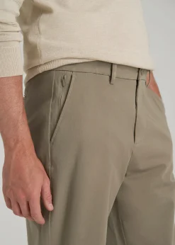 4-Way Stretch Commuter Straight Chino Pants for Tall Men