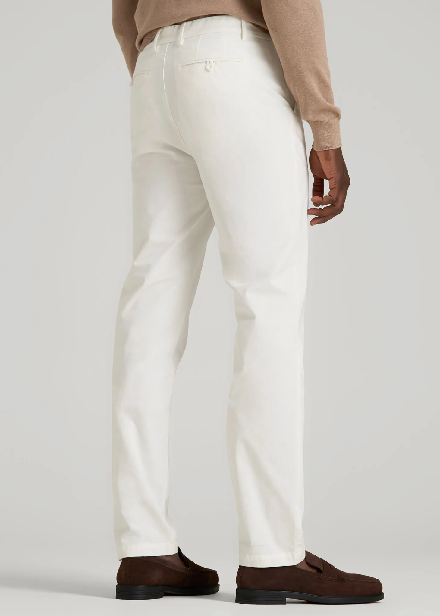 4 Way Stretch Commuter TAPERED Chino Pants for Tall Men