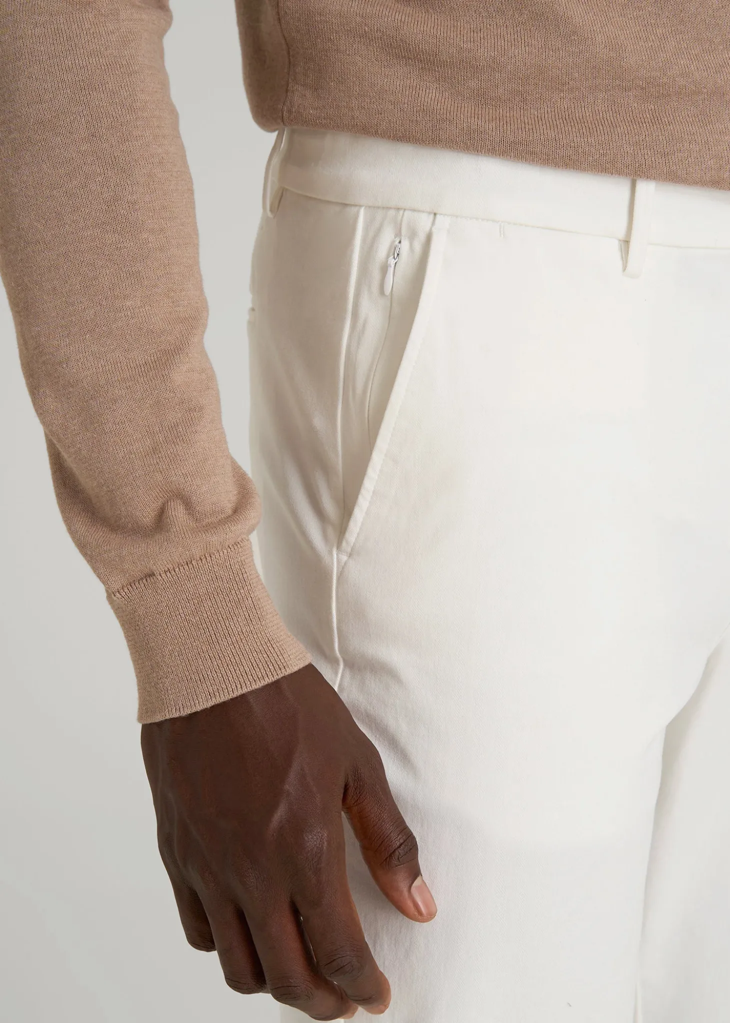 4 Way Stretch Commuter TAPERED Chino Pants for Tall Men