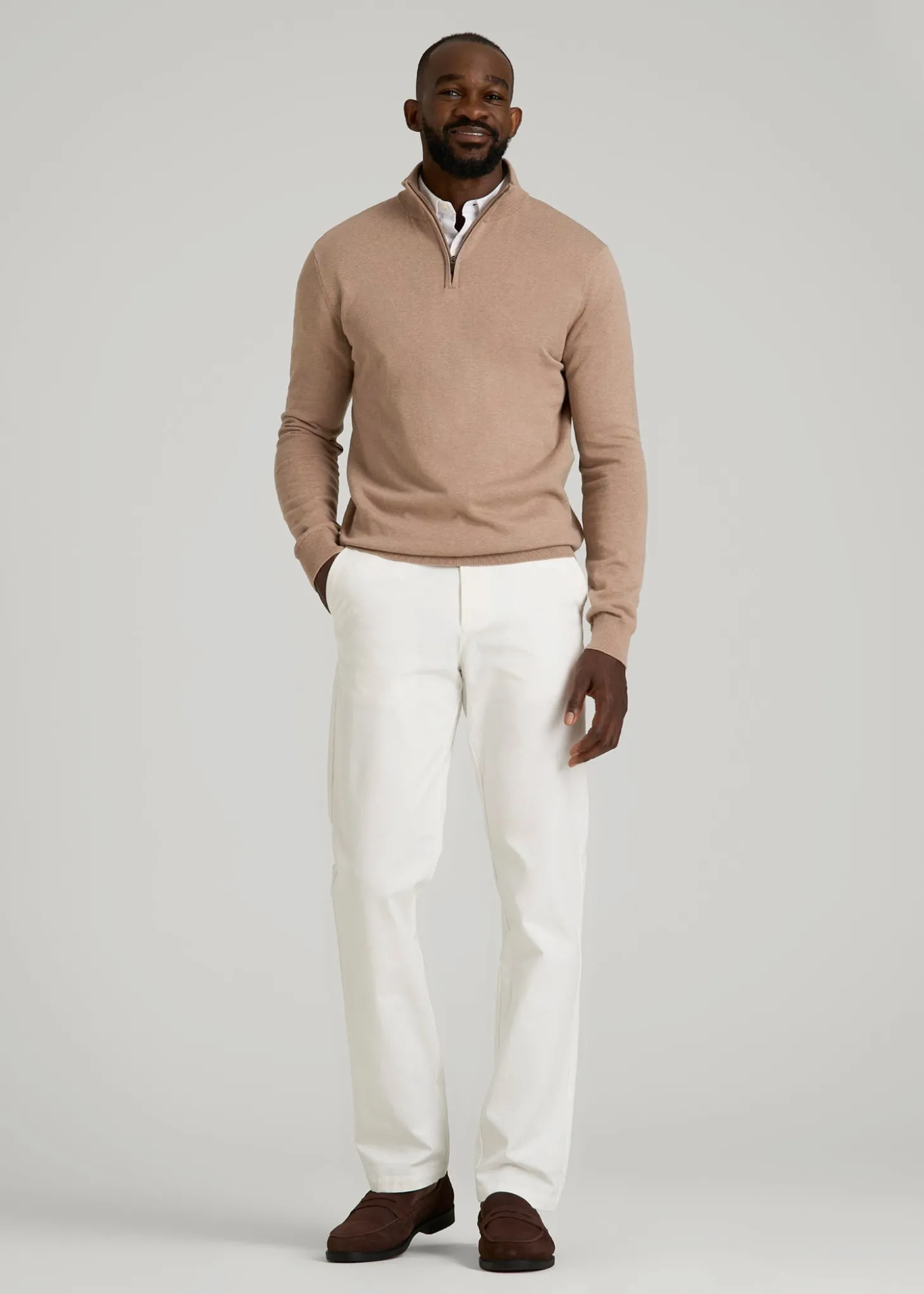 4 Way Stretch Commuter TAPERED Chino Pants for Tall Men