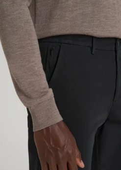 4 Way Stretch Commuter TAPERED Chino Pants for Tall Men