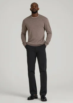4 Way Stretch Commuter TAPERED Chino Pants for Tall Men