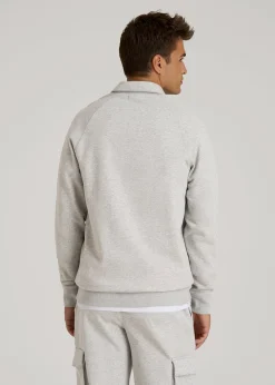 Wearever Fleece Collared Sweatshirt for Tall Men
