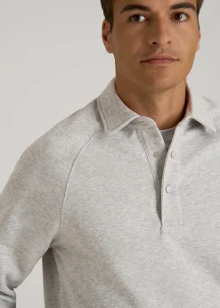 Wearever Fleece Collared Sweatshirt for Tall Men