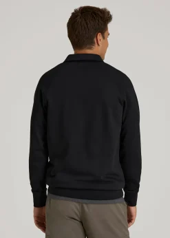 Wearever Fleece Collared Sweatshirt for Tall Men
