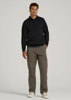 Wearever Fleece Collared Sweatshirt for Tall Men