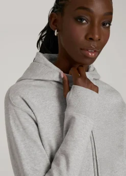 Wearever Fleece Cropped Zip-Up Hoodie for Tall Women