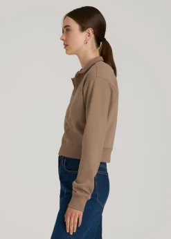Wearever 2.0 Fleece Half-Zip Cropped Sweatshirt for Tall Women