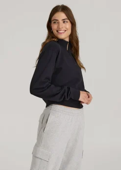 Wearever 2.0 Fleece Half-Zip Cropped Sweatshirt for Tall Women