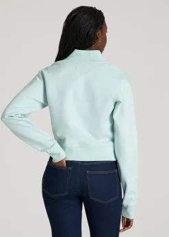 Wearever 2.0 Fleece Half-Zip Cropped Sweatshirt for Tall Women