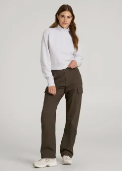 Wearever 2.0 Fleece Half-Zip Cropped Sweatshirt for Tall Women