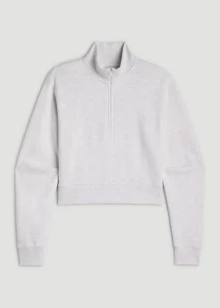 Wearever 2.0 Fleece Half-Zip Cropped Sweatshirt for Tall Women