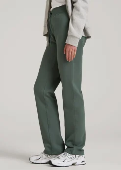 Wearever Fleece Open-Bottom Sweatpants for Tall Women