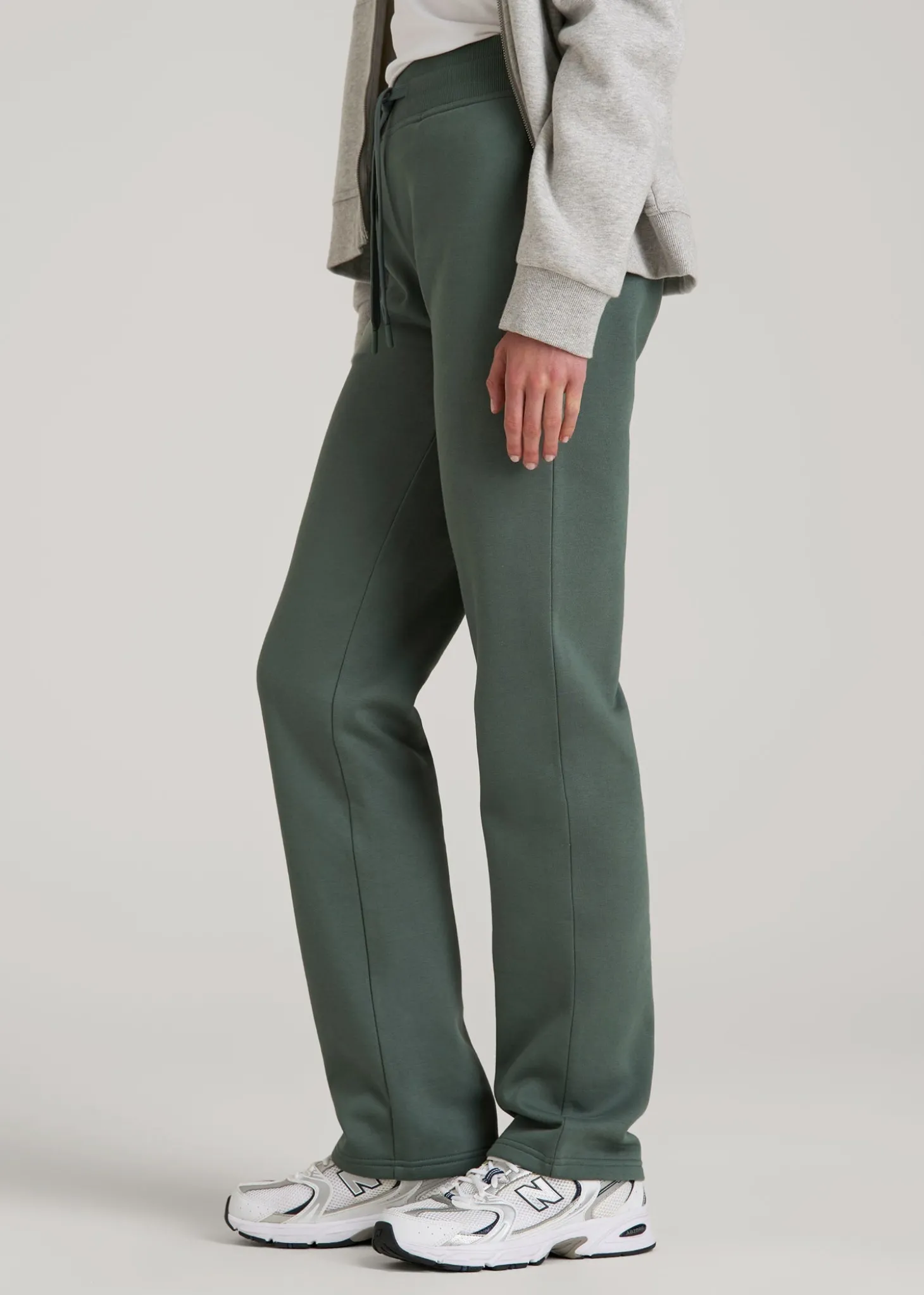 Wearever Fleece Open-Bottom Sweatpants for Tall Women