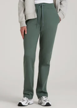 Wearever Fleece Open-Bottom Sweatpants for Tall Women