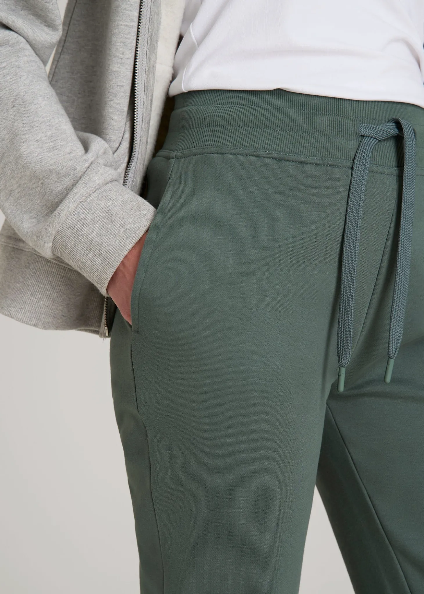 Wearever Fleece Open-Bottom Sweatpants for Tall Women