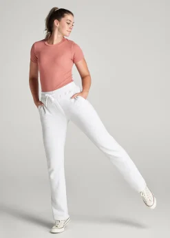Wearever Fleece Open-Bottom Sweatpants for Tall Women
