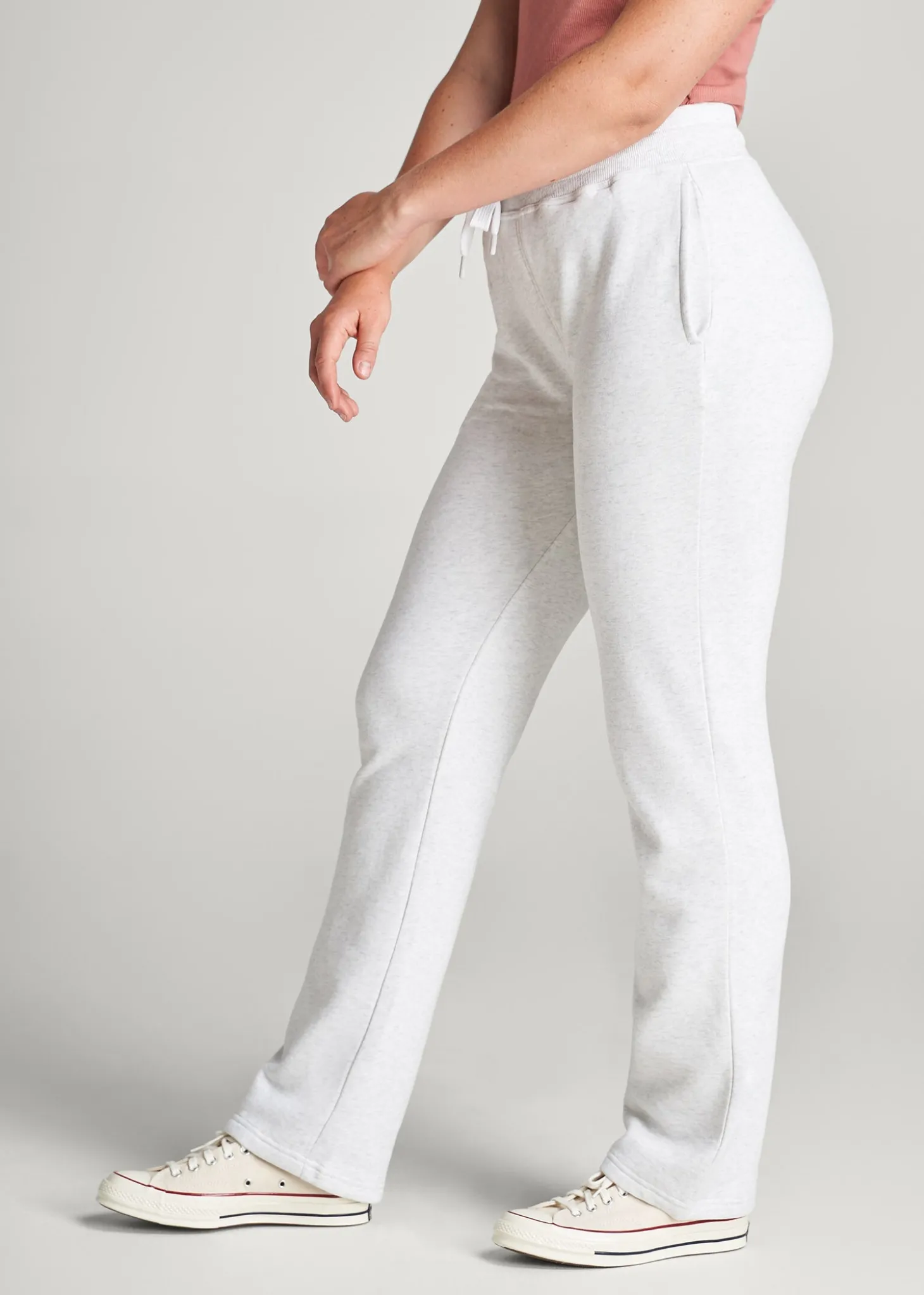 Wearever Fleece Open-Bottom Sweatpants for Tall Women