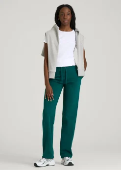Wearever Fleece Open-Bottom Sweatpants for Tall Women