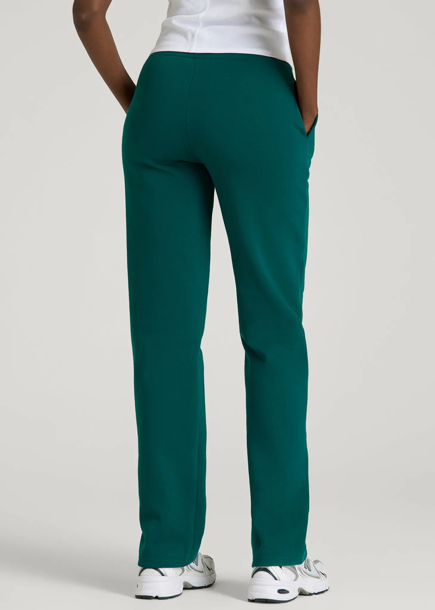 Wearever Fleece Open-Bottom Sweatpants for Tall Women