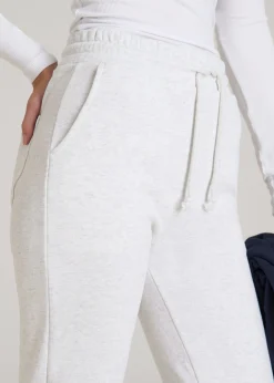 Wearever Fleece Slim Fit High-Waisted Garment Dye Sweatpants for Tall Women