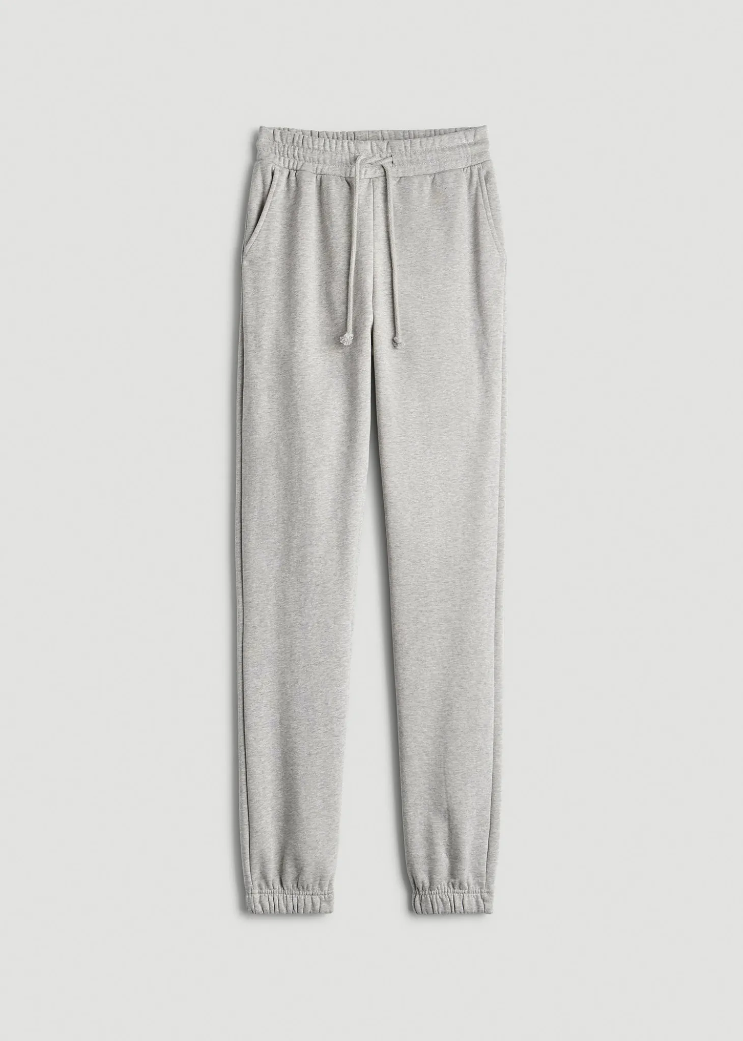 Wearever Fleece Slim Fit High-Waisted Garment Dye Sweatpants for Tall Women