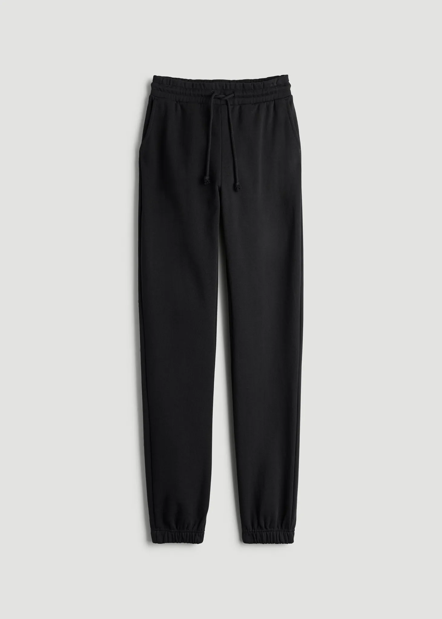 Wearever Fleece Slim Fit High-Waisted Garment Dye Sweatpants for Tall Women