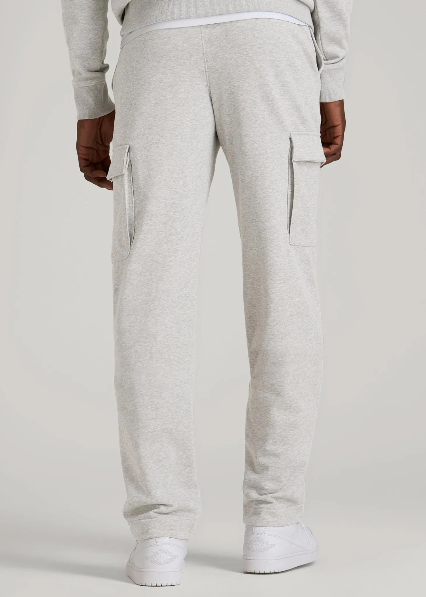 Wearever Fleece Straight Leg Cargo Sweatpant for Tall Men