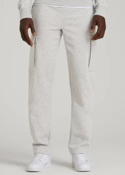 Wearever Fleece Straight Leg Cargo Sweatpant for Tall Men