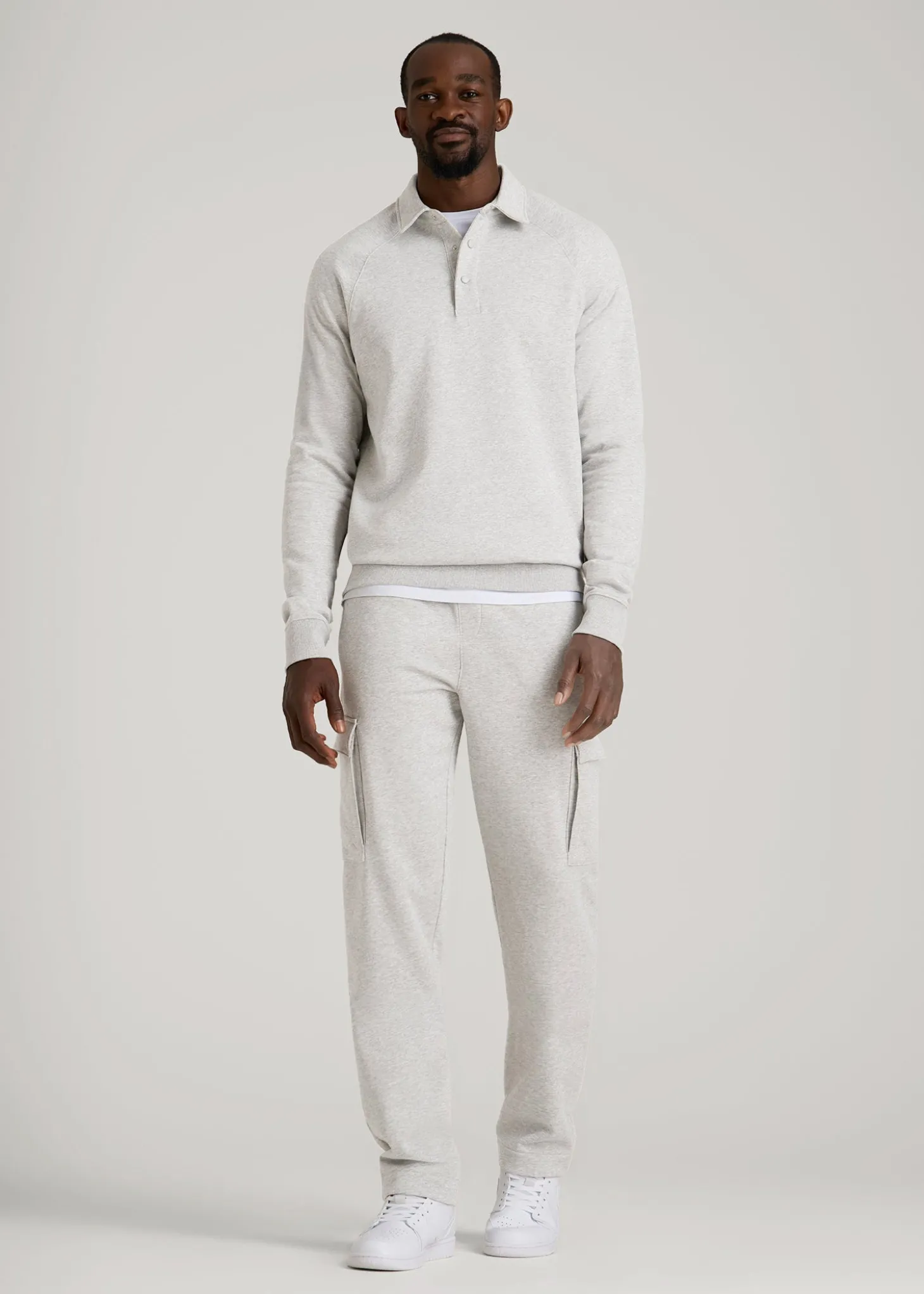 Wearever Fleece Straight Leg Cargo Sweatpant for Tall Men