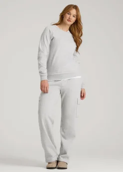 Wearever French Terry Crewneck Sweatshirt for Tall Women