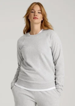 Wearever French Terry Crewneck Sweatshirt for Tall Women