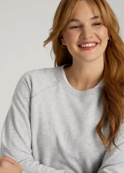 Wearever French Terry Crewneck Sweatshirt for Tall Women