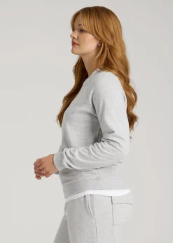 Wearever French Terry Crewneck Sweatshirt for Tall Women
