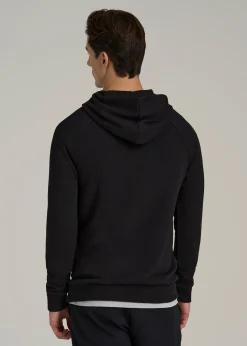 Wearever French Terry Raglan Hoodie for Tall Men