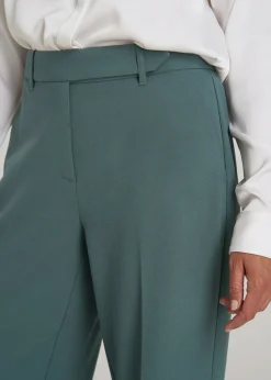 Wide-Leg Cuffed Pants for Tall Women
