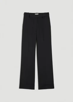 Wide-Leg Cuffed Pants for Tall Women