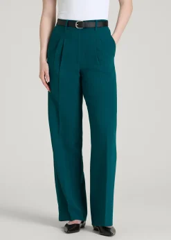 Wide Leg Pleated Dress Pants 2.0 for Tall Women