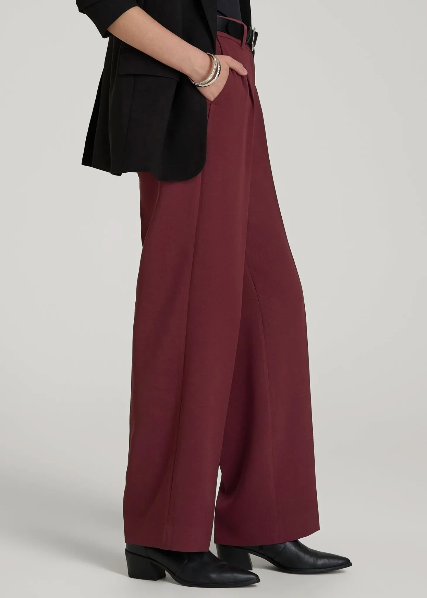 Wide Leg Pleated Dress Pants 2.0 for Tall Women